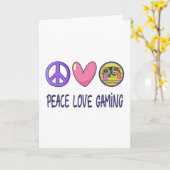 Peace Liebe Gaming Karte (Gelbe Blume)