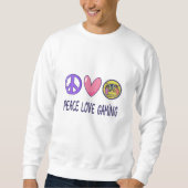 Peace Liebe Gaming Sweatshirt (Vorderseite)