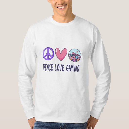 Peace Liebe Gaming T-Shirt (Vorderseite)