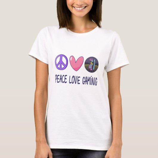 Peace Liebe Gaming T-Shirt (Vorderseite)