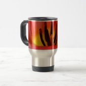 Peace Liebe Garening Coffee Tasse Red Tulip (Vorderseite Links)