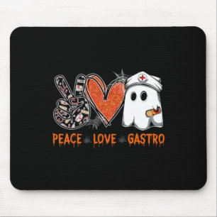 Peace Liebe Gastro Ghost Nurse Gastroenterologie H Mousepad