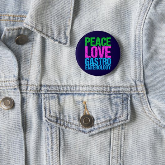 Peace Liebe Gastroenterology Button (Beispiel)