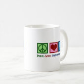 Peace Liebe Gastroenterology Kaffeetasse (VorderseiteRechts)