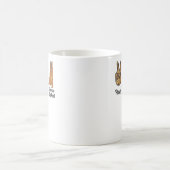 Peace Liebe German Shepherd Leopard Lover Pet Dog  Kaffeetasse (Mittel)