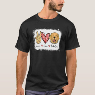 Peace Liebe Golden Retriever Vater Ever Dog T-Shirt