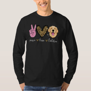 Peace Liebe Golden Retriever Vater Ever Dog T-Shirt