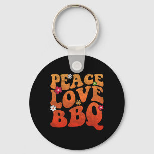 Peace Liebe Grillen Grillmaster Women Grillen Gril Schlüsselanhänger