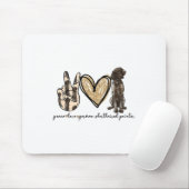 Peace Liebe GSP German Kurzhaar Liebe Mousepad (Mit Mouse)