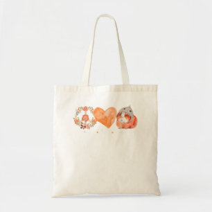 Peace Liebe Guinea Coole Aquarell Guinea Schwein Tragetasche