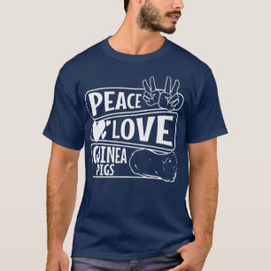 Peace Liebe Guinea Pigs Premium4324 T-Shirt