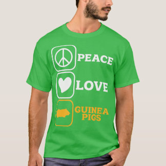 Peace Liebe Guinea Schweine Guinea Lover - 12 T-Shirt