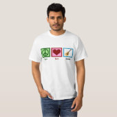 Peace Liebe Guitar T-Shirt (Vorne ganz)
