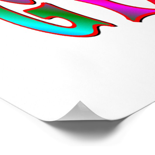 Peace Liebe Gymnastik Poster (Ecke)