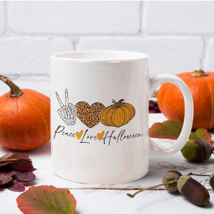 Peace Liebe Halloween Kaffeetasse
