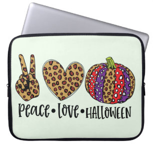 Peace Liebe Halloween Laptopschutzhülle