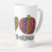 Peace Liebe Halloween Milchtasse (Rechte Ecke)