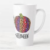Peace Liebe Halloween Milchtasse (Rechts)