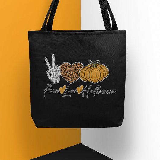 Peace Liebe Halloween Tasche