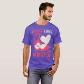 Peace Liebe Hamster T-Shirt (Vorne ganz)