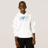 Peace Liebe Hanukkah Hoodie (Vorne ganz)