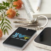 Peace Liebe Hanukkah Jüdische Hanukkah Chanukah Schlüsselanhänger (Vorderseite rechts)