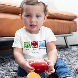 Peace Liebe Hanukkah Kleinkind T-shirt