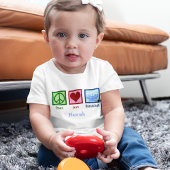 Peace Liebe Hanukkah Kleinkind T-shirt