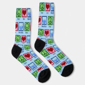 Peace Liebe Hanukkah Socken (Rechts)