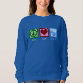 Peace Liebe Hanukkah Sweatshirt (Vorderseite)