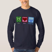 Peace Liebe Hanukkah T-Shirt (Vorderseite)