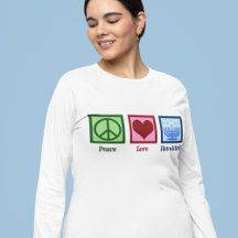 Peace Liebe Hanukkah Women's Long Sleeve