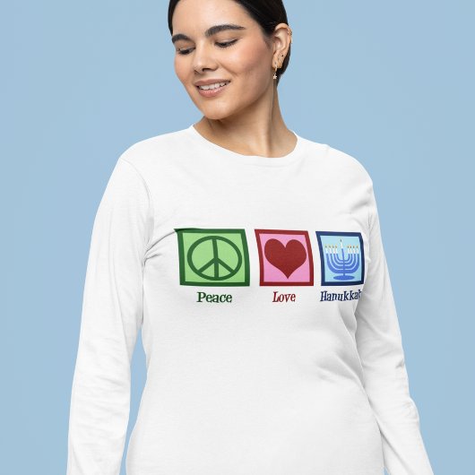 Peace Liebe Hanukkah Women's Long Sleeve T-Shirt