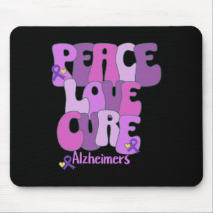 Peace Liebe Heilen Heimerheimer's Awareness Lila R Mousepad