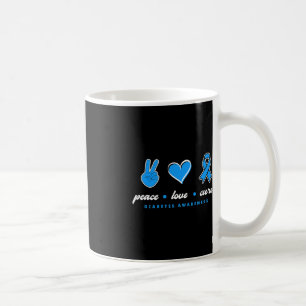 Peace Liebe heilen T1D Krieger Typ 1 Diabetes Krie Kaffeetasse