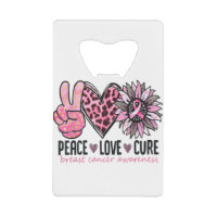 Peace Liebe heilt Brustkrebs-Bewusstsein Ribbon Su