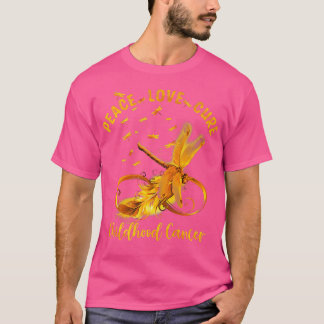 Peace Liebe heilt Kinderkrebs Shirt Infinity Dr.