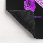 Peace Liebe heilt Lila Heimerheimer-Software Mousepad (Ecke)