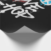 Peace Liebe Hip Hop Dancing Geschenkpapier (Ecke)