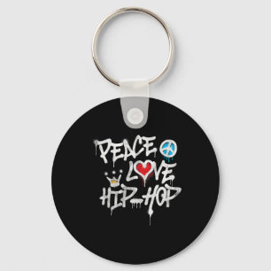 Peace Liebe Hip Hop Dancing Schlüsselanhänger