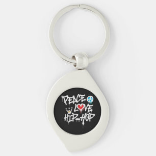 Peace Liebe Hip Hop Dancing Schlüsselanhänger