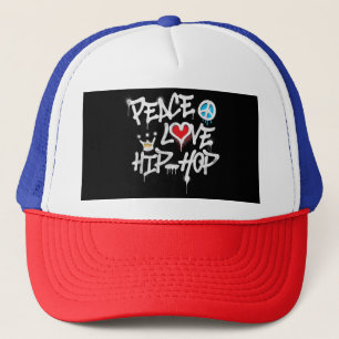 Peace Liebe Hip Hop Dancing Truckerkappe