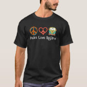 Peace Liebe Hippie Coole Altersvorsorge Geschenk R T-Shirt (Vorderseite)