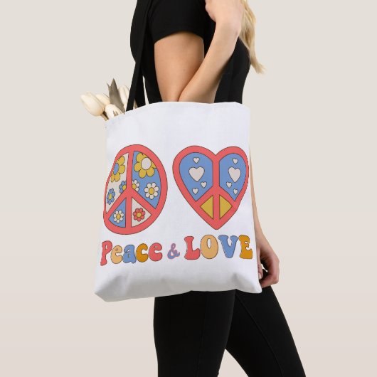 PEACE & LIEBE HIPPIE-TASCHE TASCHE (Von Nahem)