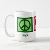Peace Liebe Hippos Niedlich Hippo Kaffeetasse (Links)