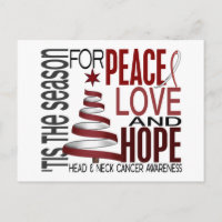 Peace Liebe Hoffnung Weihnachten Kopf und Nackenkr