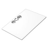 Peace Liebe Hogs Notepad Notizblock (angewinkelt)
