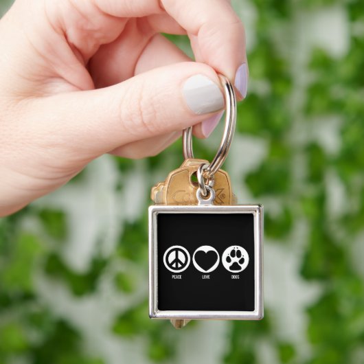 Peace Liebe Hogs Schlüsselanhänger (Hand)