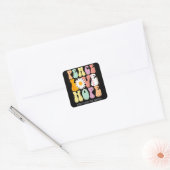 Peace Liebe Hope Ataxia Telangiectasia Awareness G Quadratischer Aufkleber (Umschlag)