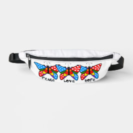 Peace Liebe Hope Fanny Pack Bauchtasche